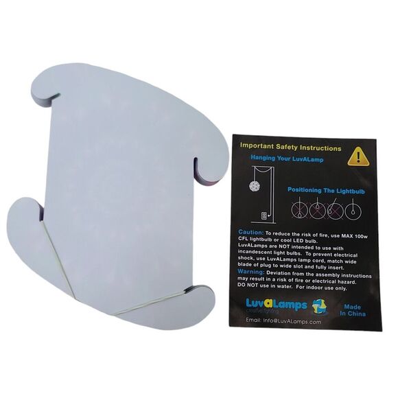 Tie Dye Puzzle Lamp Kit 30 Pieces DIY FanLampz Light & Cord Not Included - Picture 2 of 3